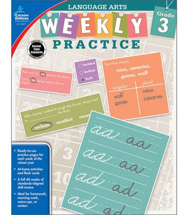 Language Arts Weekly Practice - Grade 3