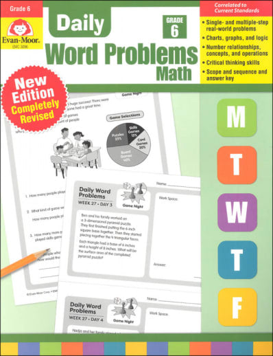 Daily Word Problems Math Series