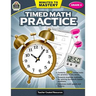 Timed Math Practice - Grade 4