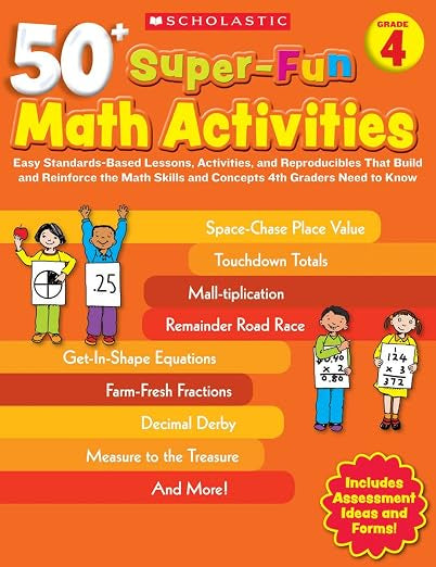 50+ Super-Fun Math Activities - Grade 4