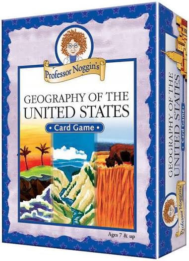 Geography Of The United States - Card Game
