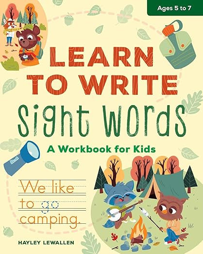 Learn To Write Sight Words
