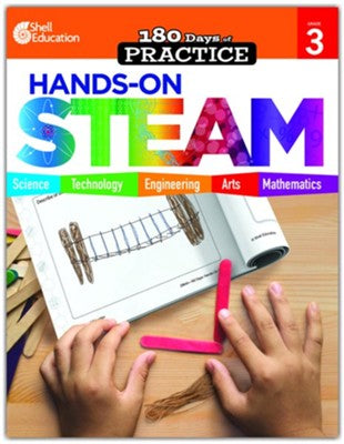 180 Days Of Practice Hands-On STEAM - Grade 3