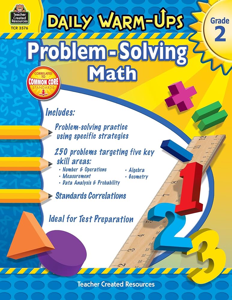 Daily Warm-Ups Problem-Solving Math - Grade 2