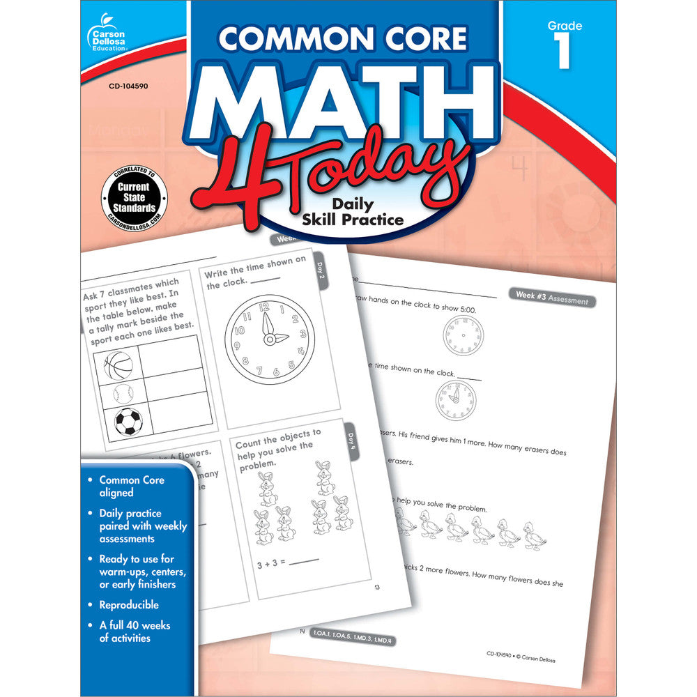 Common Core Math 4 Today - Grade 1