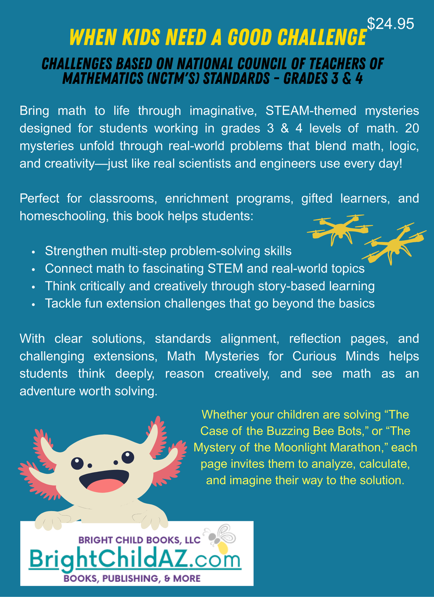 Math Mysteries for Curious Minds - Grades 3-4