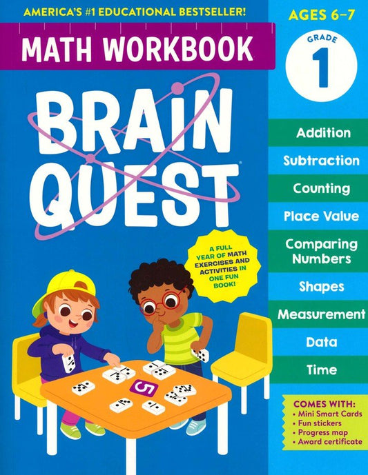 Brain Quest Math Workbook - Grade 1 - Ages 6-7