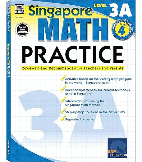 Singapore Math Practice - Level 3 A - Grade 4