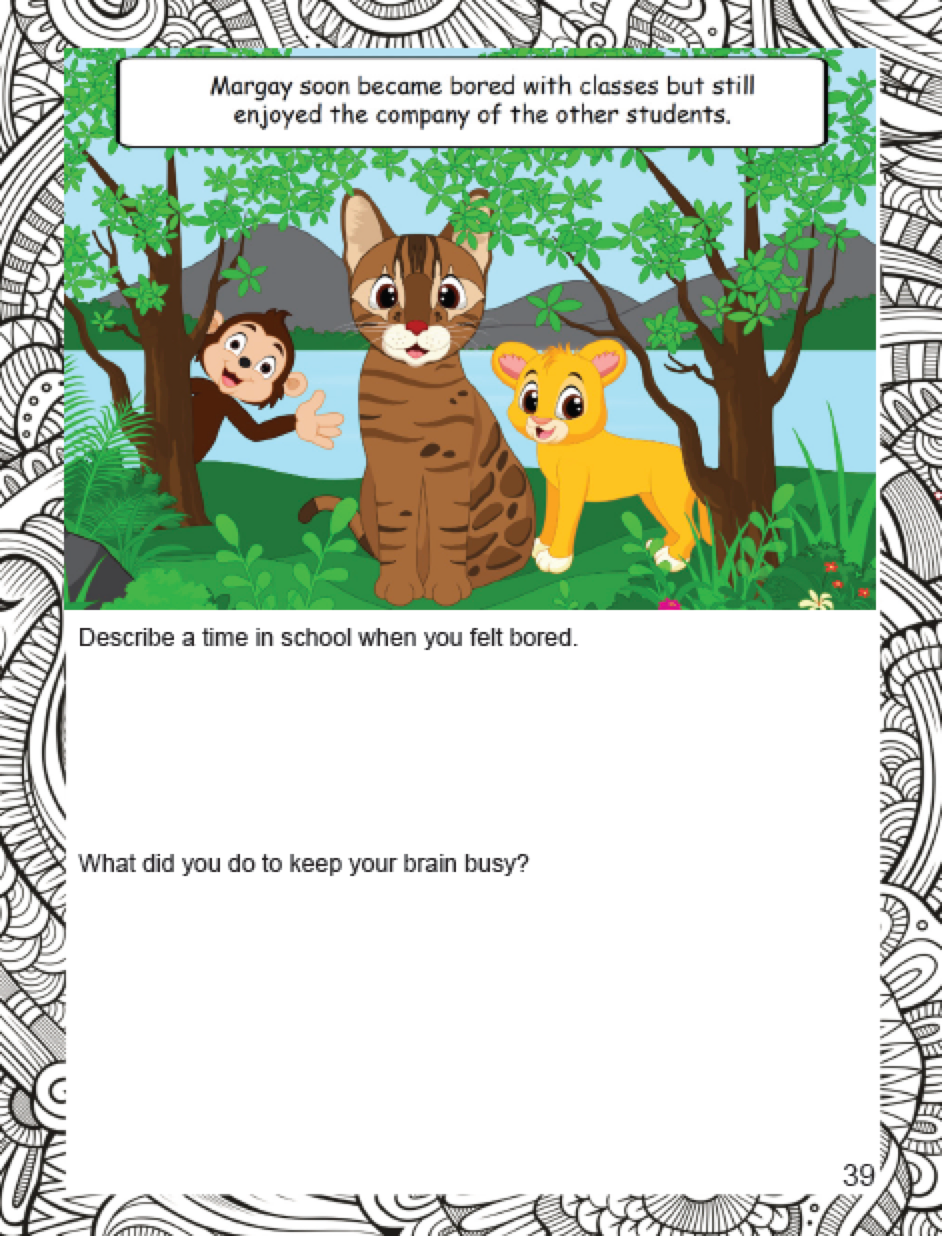 Animal School Activity Book: Prompts and activities to help our children learn more about themselves!