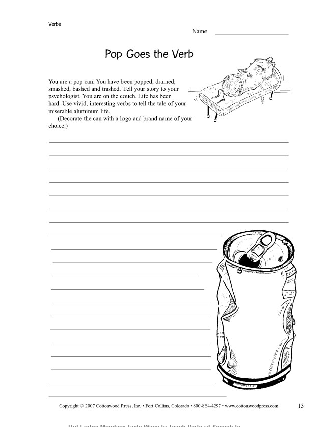 Hot Fudge Monday (Creative Writing Activities)