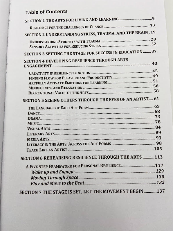 Teachers' Guide to Resiliency Through the Arts