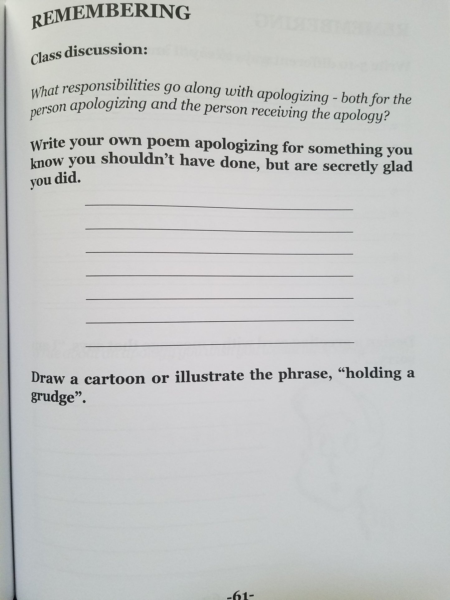 Thinking & Writing Activities for the Brain (Book 1)