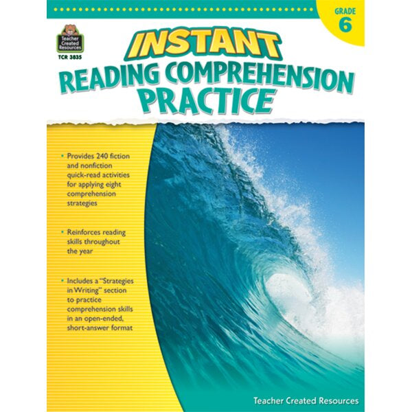 Instant Reading Comprehension Practice - Grade 6