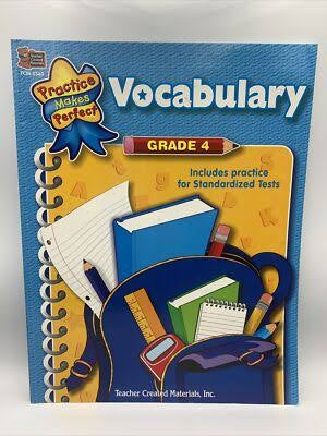 Vocabulary - Grade 4