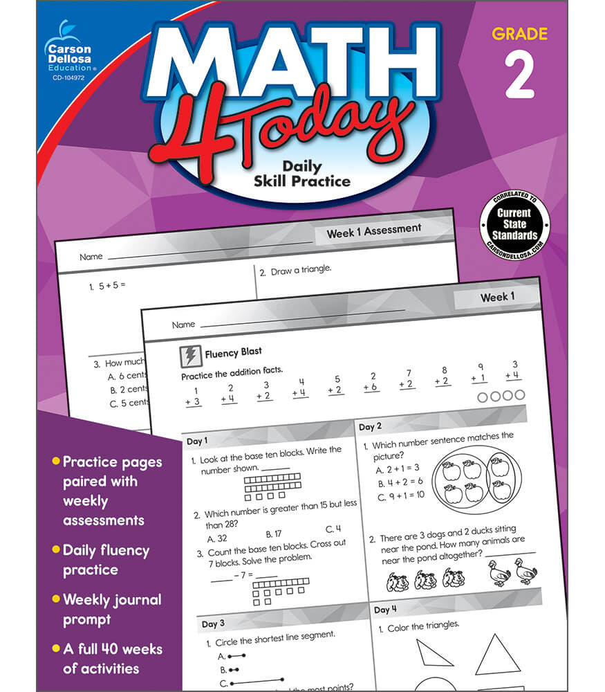 Math 4 Today - Grade 2