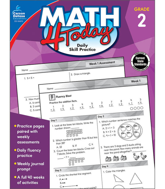Math 4 Today - Grade 2