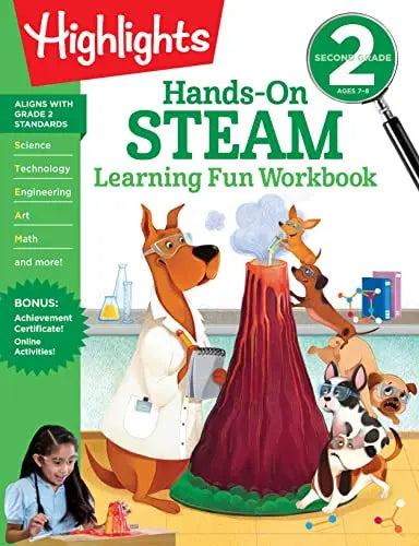 Hands-On STEAM - Learning Fun Workbook - Grade 2