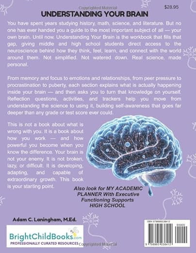Understanding Your Brain - Workbook For Middle And High School