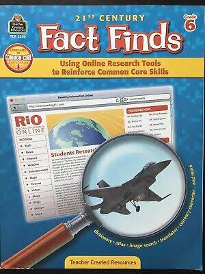 Fun Facts - Using Online Research Tools To Reinforce Common Core Skills - Grade 6