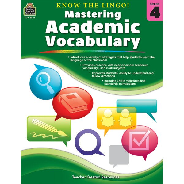 Mastering Academic Vocabulary - Grade 4