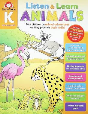 Listen And Learn - Animals - Grade K