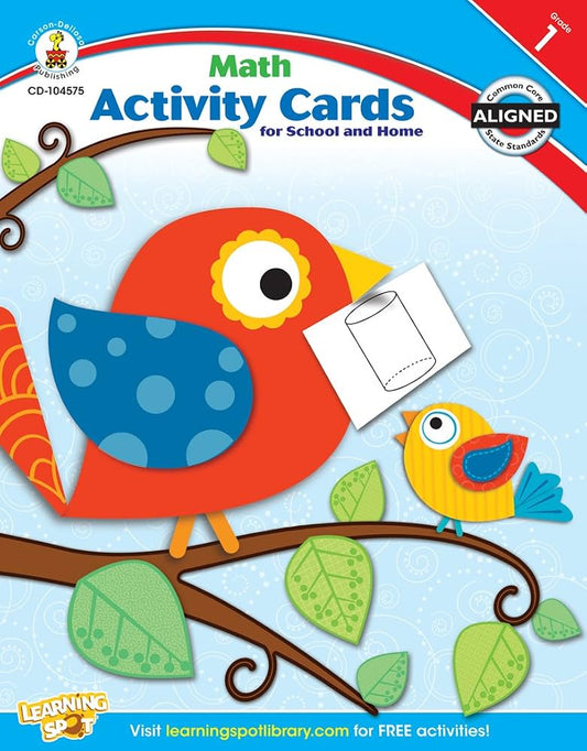 Math Activity Cards Yfor School And Home - Grade 2