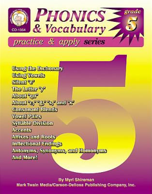 Phonics & Vocabulary - Practice & Apply - Grade 5