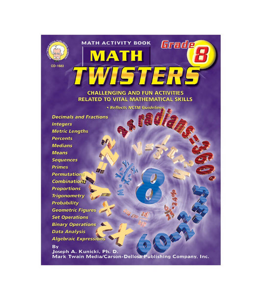 Math Twisters - Grade 8