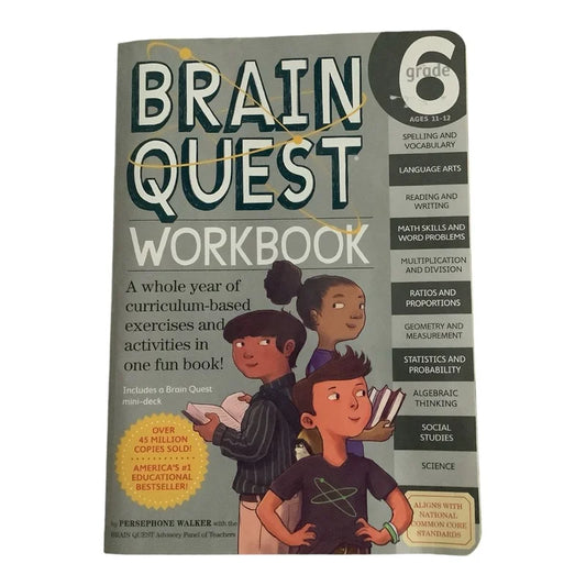 Brain Quest Workbook - Grade 6