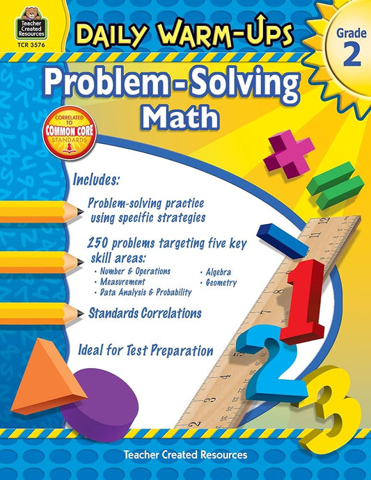 Daily Warm-Ups Problem-Solving Math - Grade 2