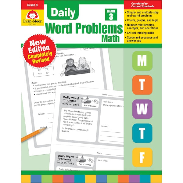 Daily Word Problems Math Series