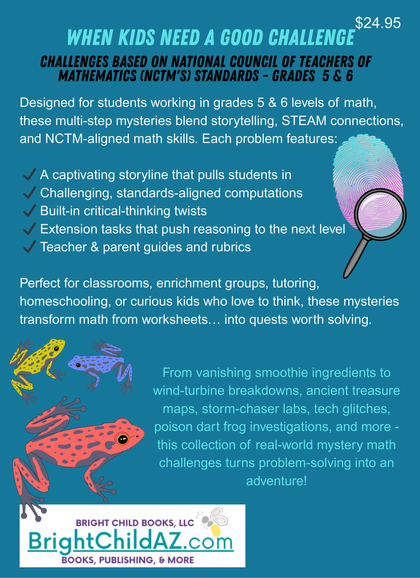 Math Mysteries for Curious Minds - Grades 5-6