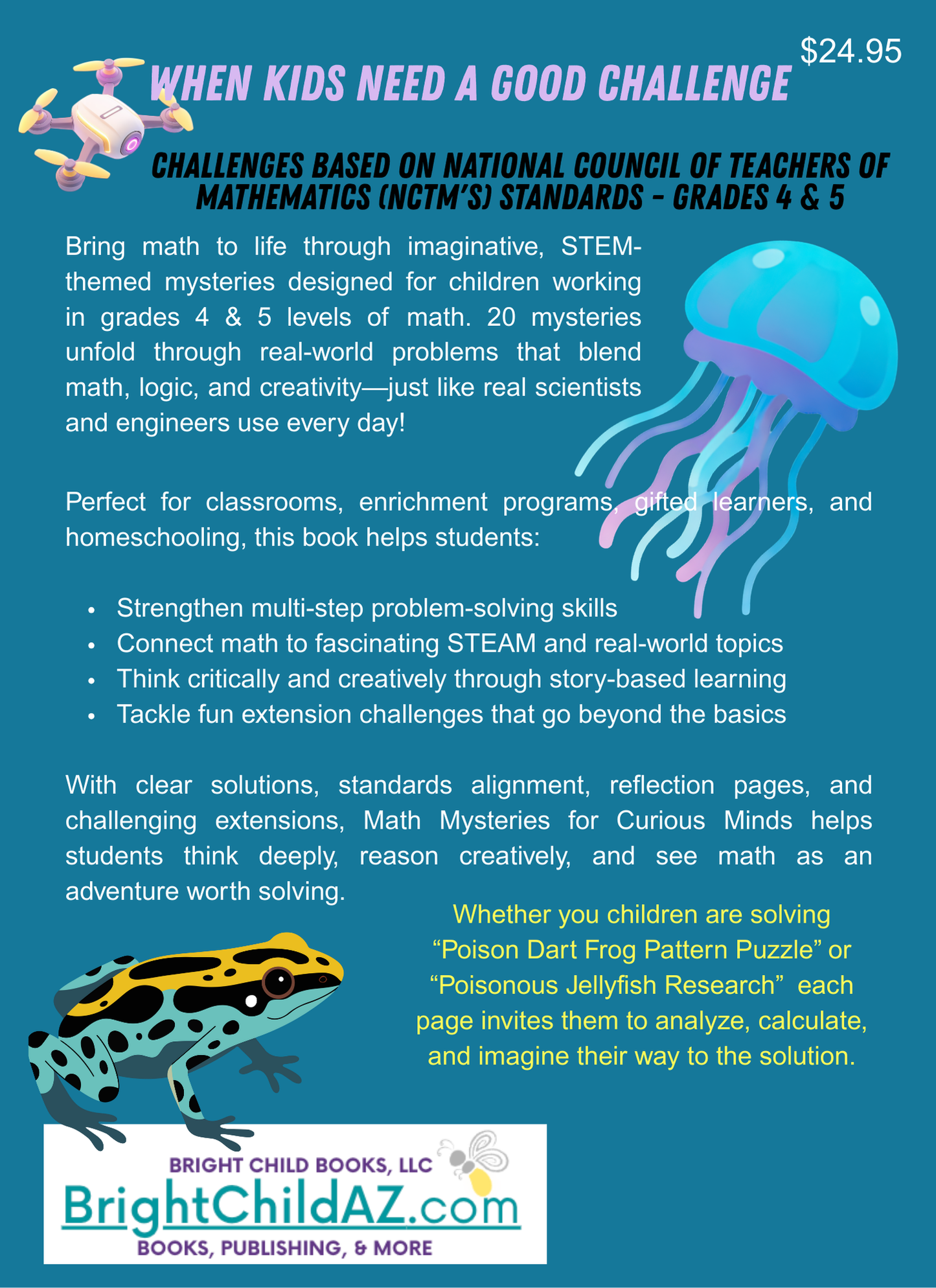 Math Mysteries for Curious Minds - Grades 4-5