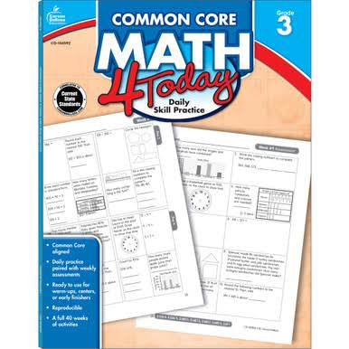 Common Core Math 4 Today - Grade 3