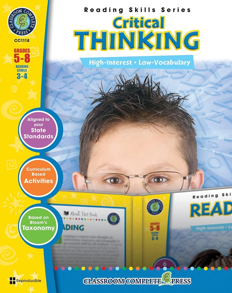 Critical Thinking - High Interest - Low Vocabulary - Grades 5-8