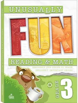 Carson Dellosa Unusually Fun Math and Reading Comprehension Grade 3 Activity Book, Puzzles, Mazes, Brain Teasers and More