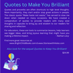 Quotes to Make You Brilliant