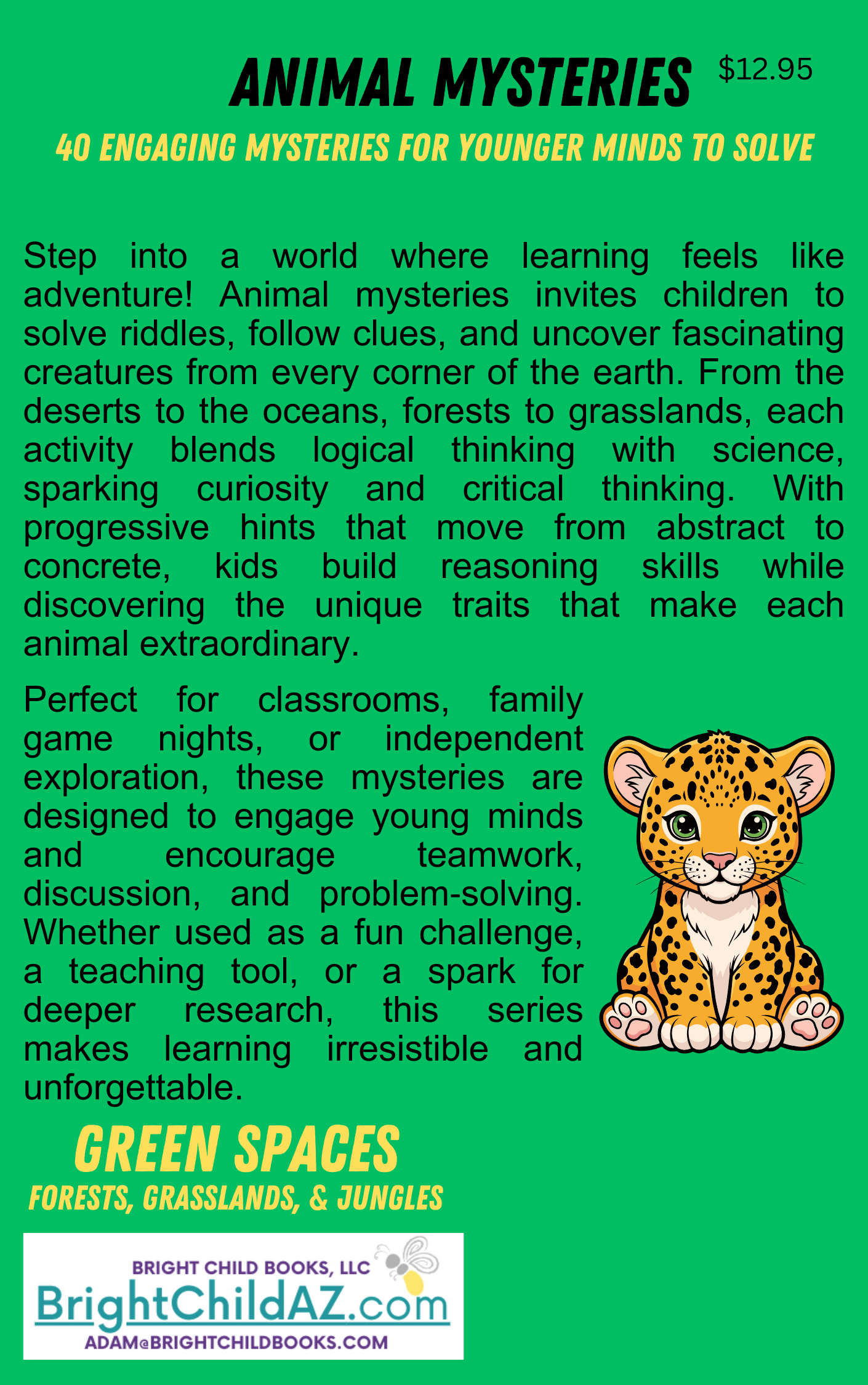 Animal Mysteries: Green Spaces - Forests, Grasslands, & Jungles