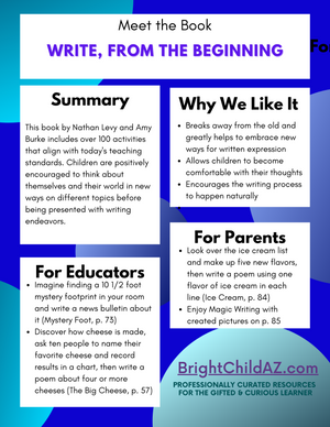 Write, From the Beginning (revised edition)