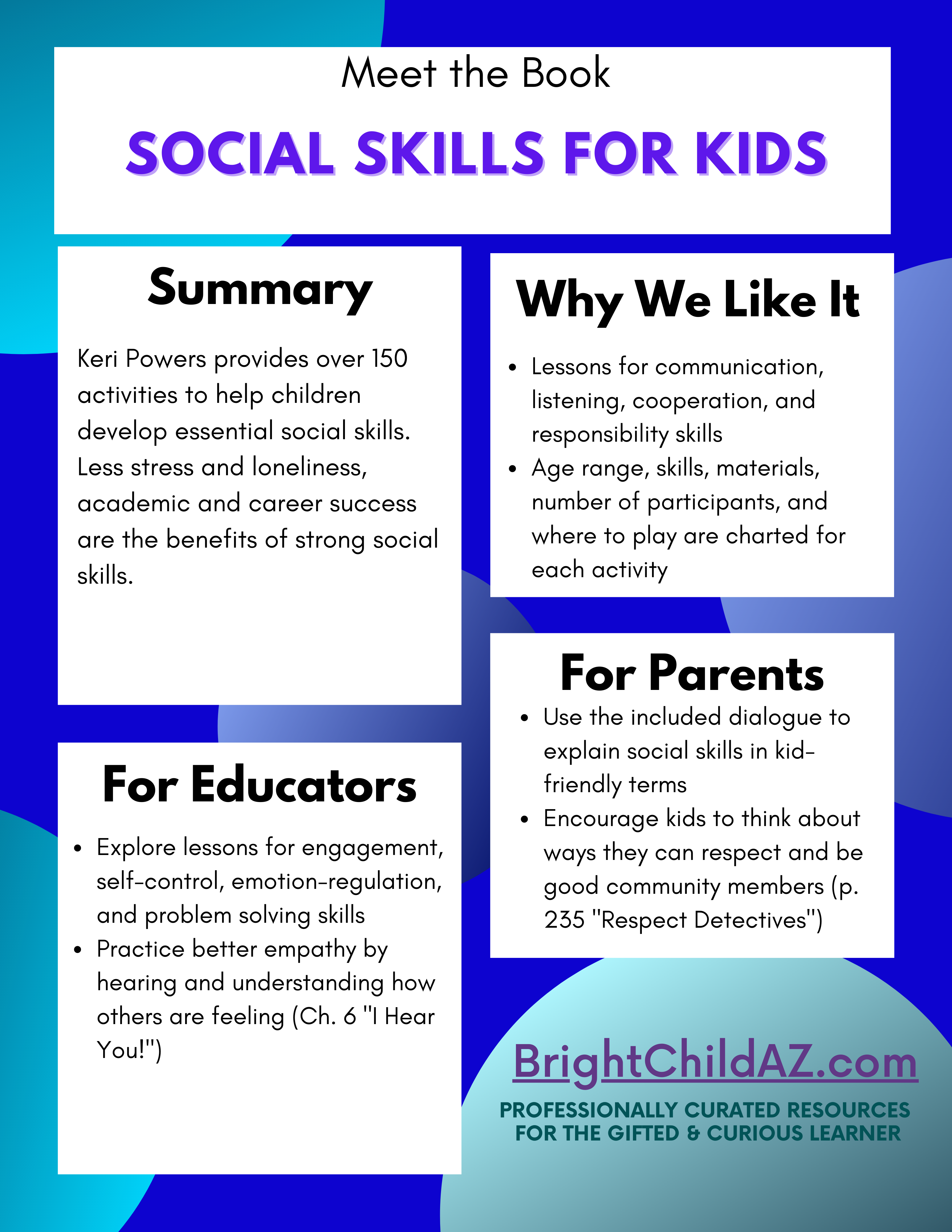 Social Skills for Kids: From Making Friends and Problem-Solving to Self-Control and Communication, 150+ Activities to Help Your Child Develop Essential Social Skills