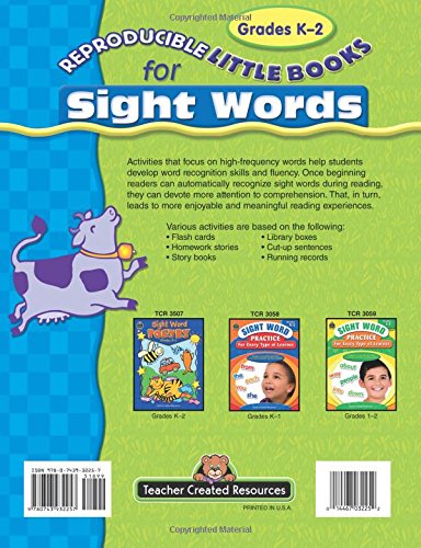 Reproducible Little Books for Sight Words