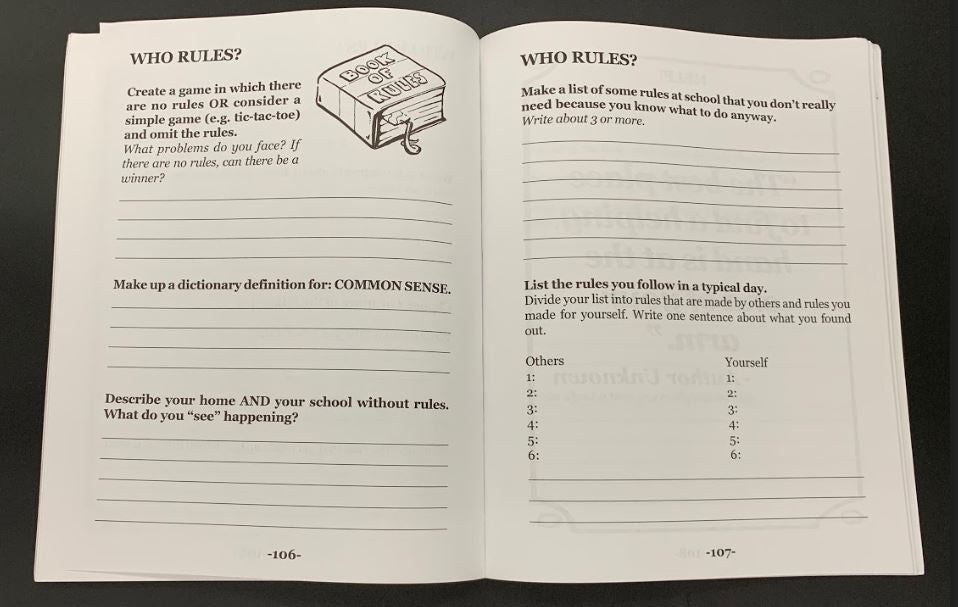 Thinking & Writing Activities for the Brain (Book 1)