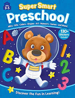 Super Smart Workbook: Preschool-Covers 8 essential subjects and makes learning fun! Includes 130+ stickers(Supersmart Workbooks)