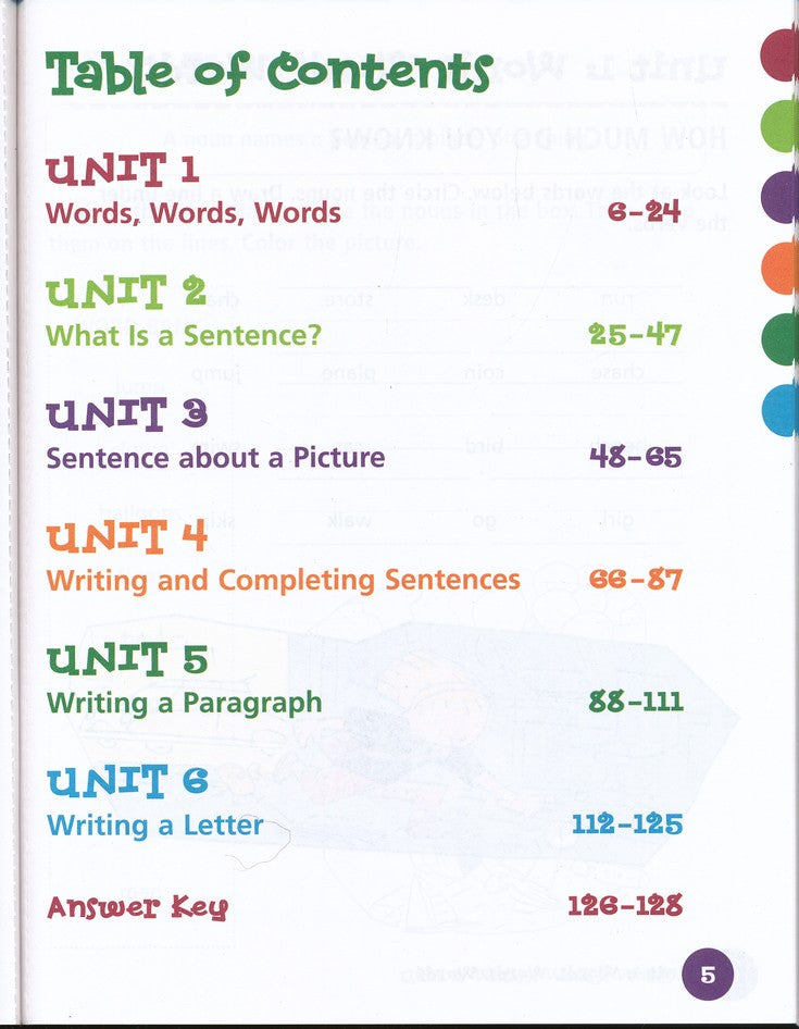 Writing Skills: Grade 1