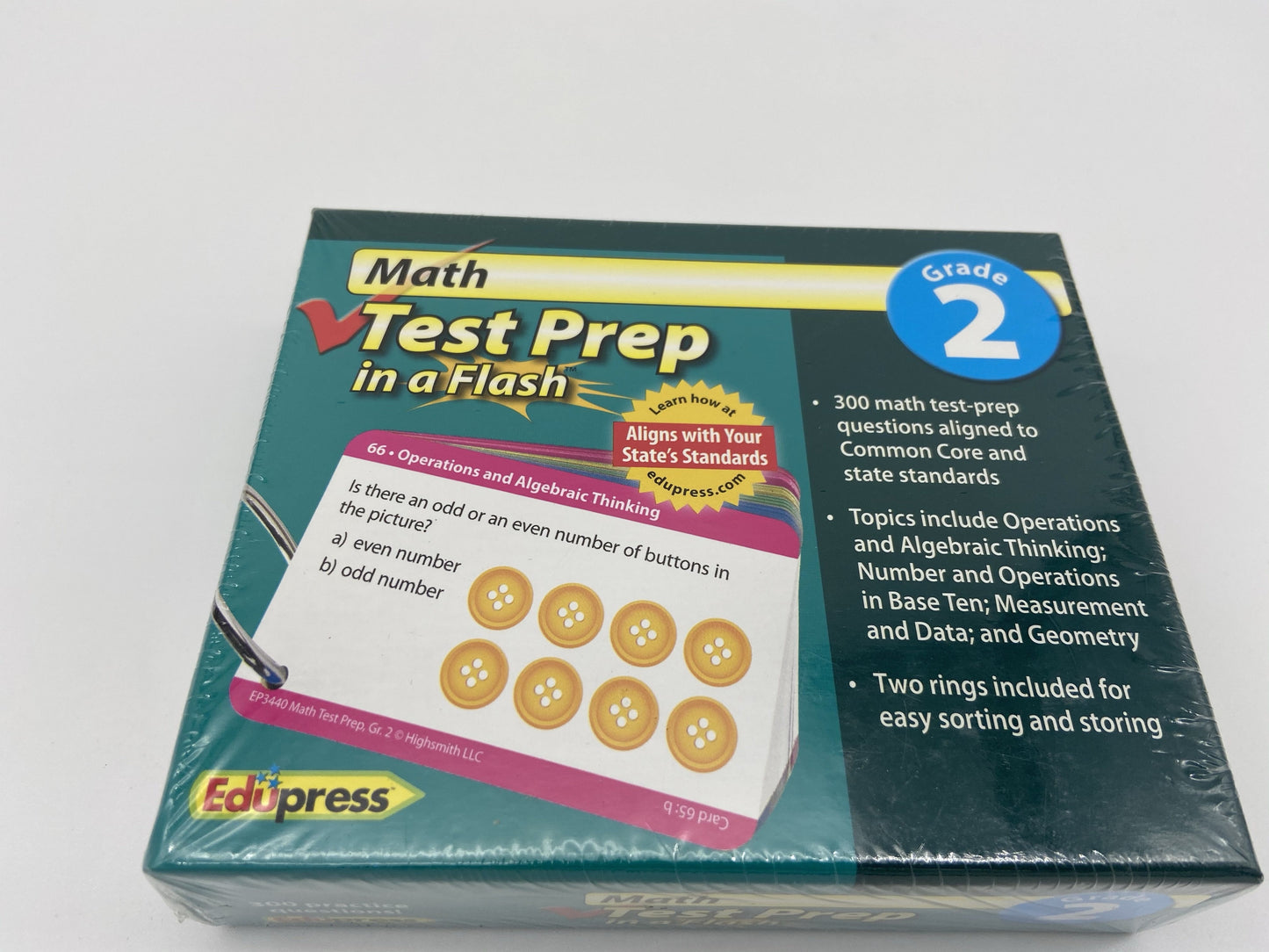 Math Test Prep In A Flash Grade 2