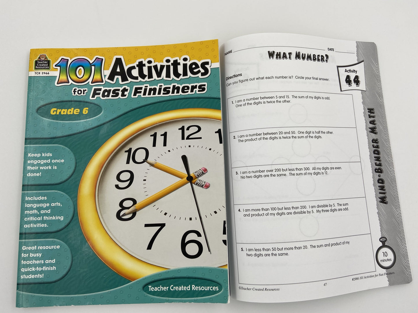 101 Activities For Fast Finishers