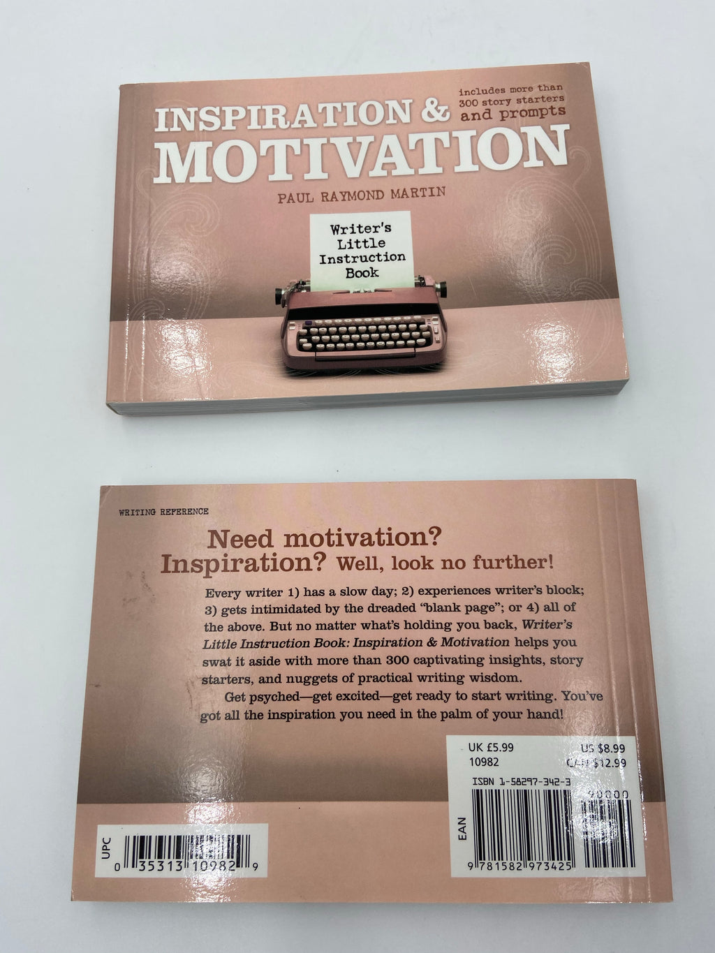 Inspiration & Motivation - Writer’s little instruction book